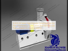 9-19 9-26 Σειρά Κεντριώδης ανεμιστήρας υψηλής πίεσης για μη αυθόρμητη καύση και αβλαβή μεταφορά αερίων σε βιομηχανικό περιβάλλον