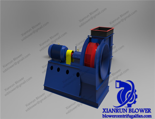 760-2900rpm φυγοκεντρικός ανεμιστήρας εξαερισμού που κάμπτεται προς τα πίσω για τους λέβητες