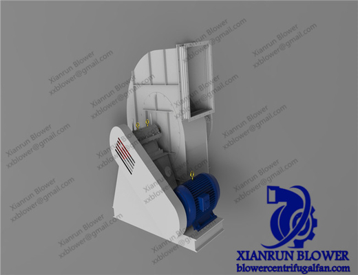 Βιομηχανικός ανεμιστήρας 760rpm-2900rpm ανεμιστήρων λεβήτων φυγοκεντρικός εξουσιοδότηση 1 έτους