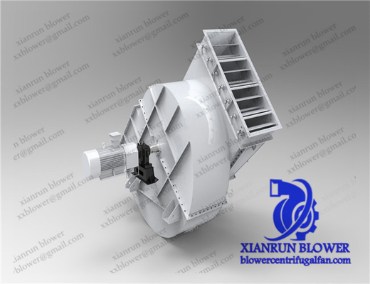 βιομηχανικοί ανεμιστήρες εξάτμισης 220V 380V, ακτινωτός φυγοκεντρικός ανεμιστήρας φλαντζών εξόδου