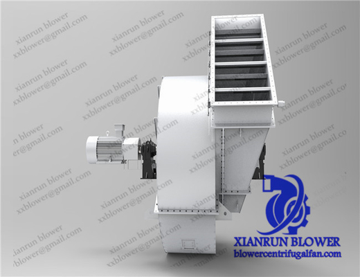 βιομηχανικοί ανεμιστήρες εξάτμισης 220V 380V, ακτινωτός φυγοκεντρικός ανεμιστήρας φλαντζών εξόδου