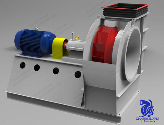 Βιομηχανικός φυγοκεντρικός ανεμιστήρας πίσω καμπυλωμένος σχεδιασμός για ροή αέρα σε εφαρμογές παραγωγής ηλεκτρικής ενέργειας από τσιμέντο και συλλογής σκόνης