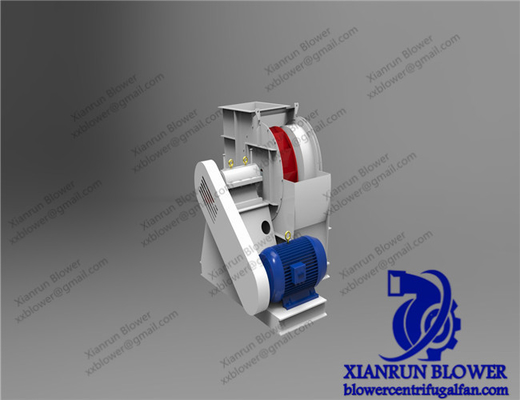 Οπίσθιος φυγοκεντρικός ανεμιστήρας 380V 440V χάλυβα μαγγάνιου για τη συλλογή σκόνης