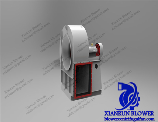 Οπίσθιος φυγοκεντρικός ανεμιστήρας 380V 440V χάλυβα μαγγάνιου για τη συλλογή σκόνης