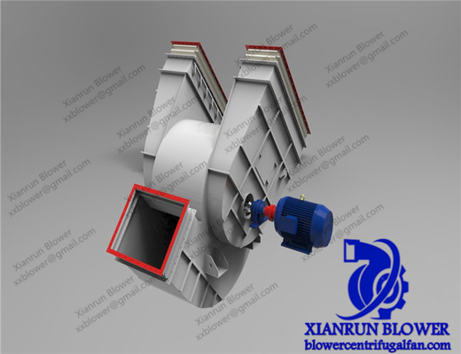 660V υψηλών φυγοκεντρικός ανεμιστήρων 316L διπλός κολπίσκος ανεμιστήρων ανοξείδωτου φυγοκεντρικός